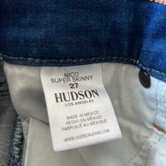 Hudson Jeans Nico Midrise Super Skinny Ankle in Truth or Darre - Picture 6 of 11